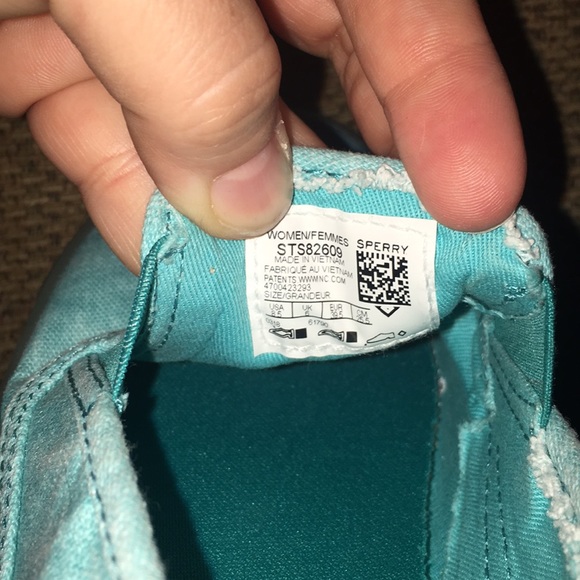 Sperry seaside drink (turquoise) Sz. 8.5 - Picture 4 of 4